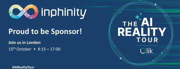 Inphinity Gold Sponsors of the Qlik AI Reality Tour London