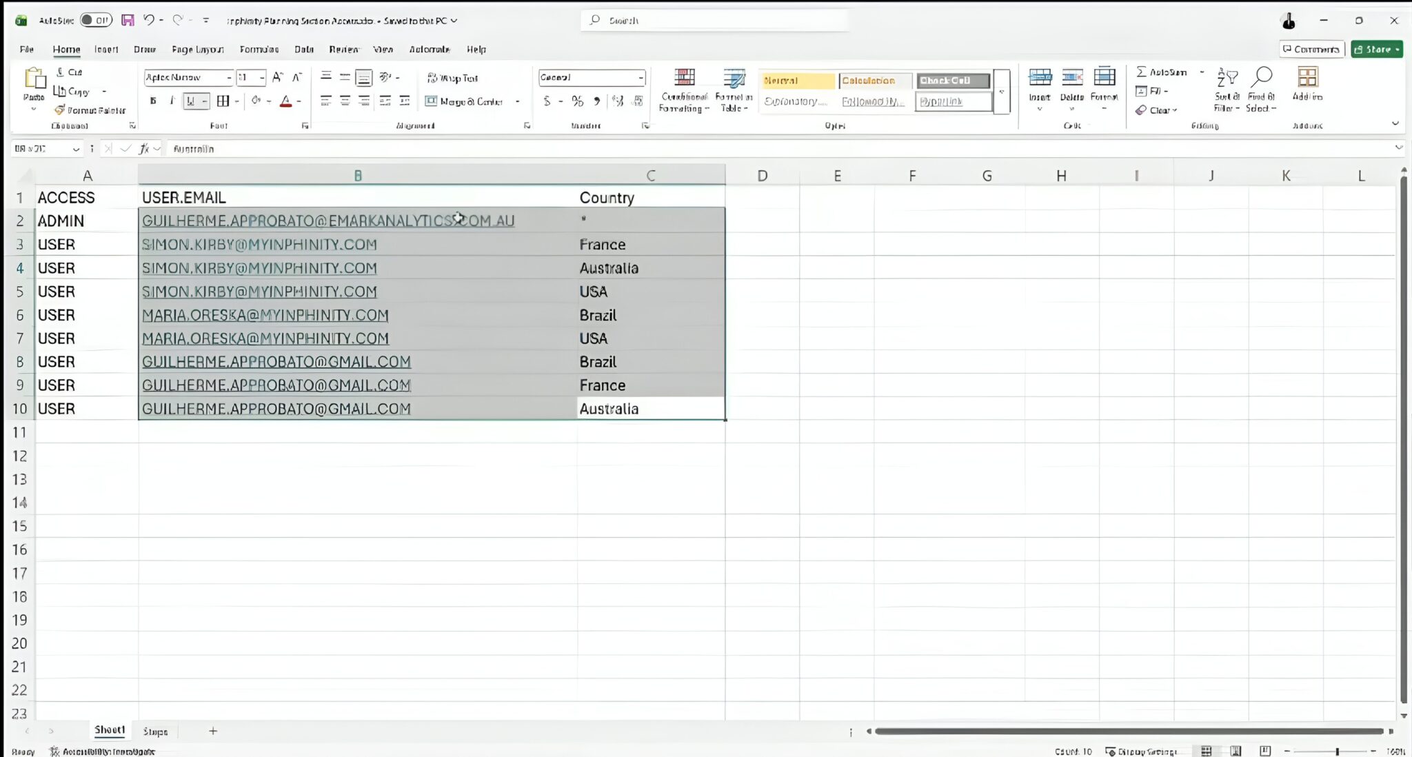 Section Access in Qlik Sense without Excel | Inphinity