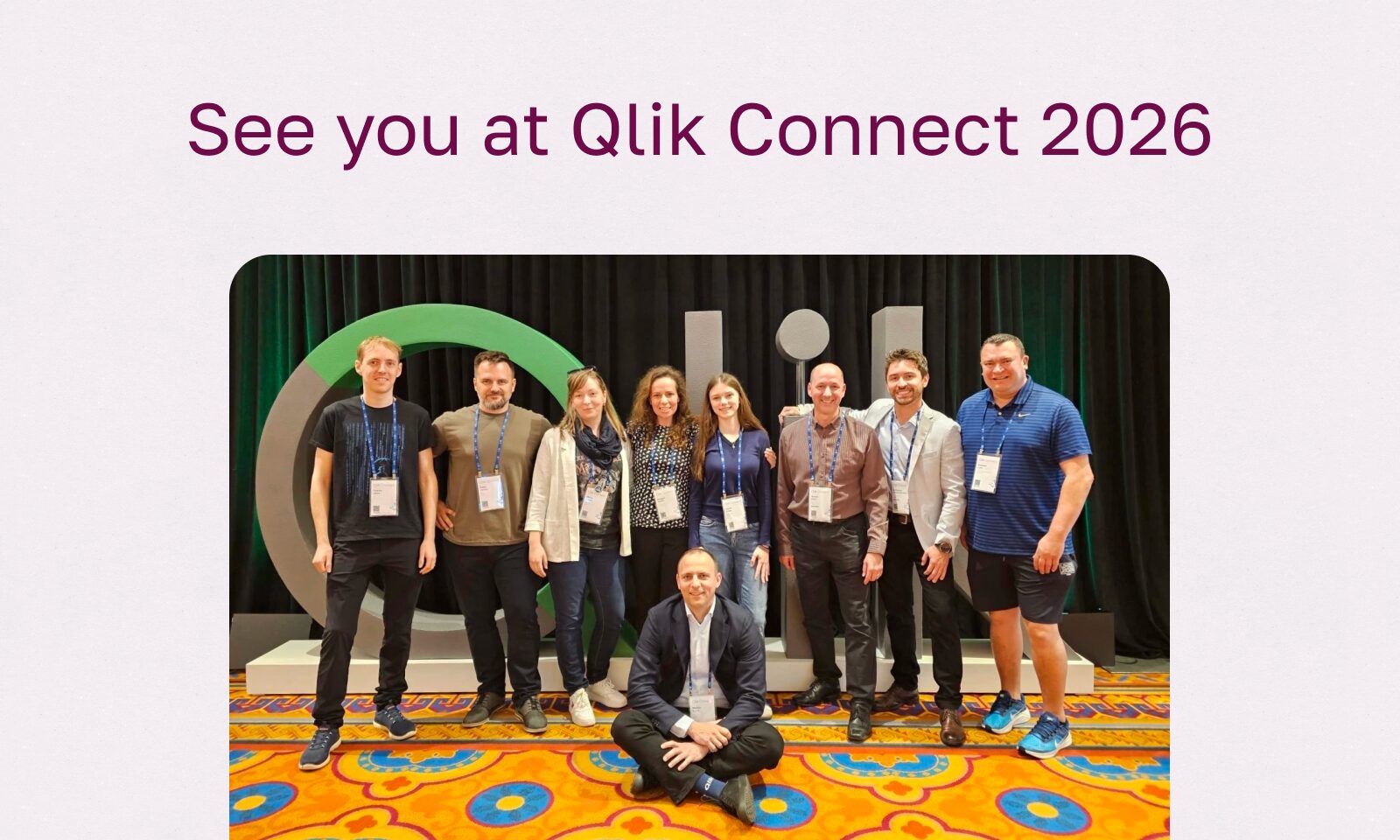 Inphinity return as ruby sponsors @ Qlik Connect 2026